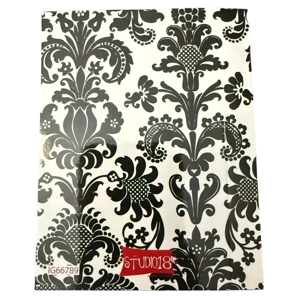 Studio 18 Paisley Black And White Mini Notepad With Pen